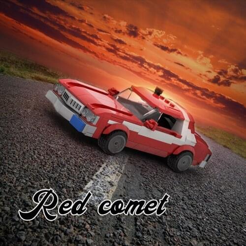 MOC-21390 City Supercar 1976 Torino Model Speed Racing Car Building Blocks high- Bricks DIY Assembly Toys Kids Boys Gift 258pcs