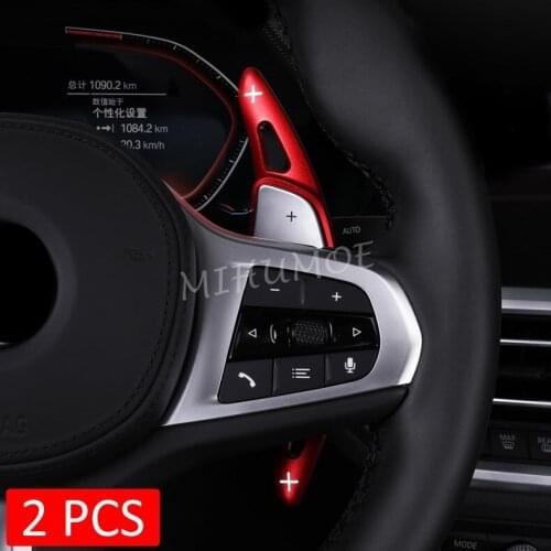 Steering Wheel Shift Paddle Extension For BMW 3 5 6 7 Series X3 X4 X5 X7 N5 F90 G01 G02 G05 G07 G11 G12 G20 G21 G30 G31 G32 Red