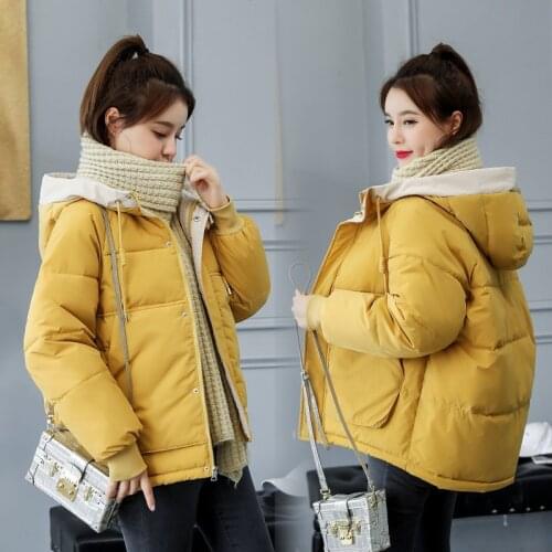 Timis Li Winter Jacket Women Hooded Casual Solid thick warm Hooded parkas Jackets female pocket sintepon snow coats many colors