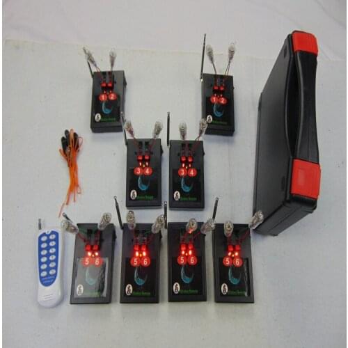 16 Cues Remote Receiver DMX Fireworks Special Eff 433MHZ Electric Wire LED Display Stage Smart Wedding Equipment-Wireless Switch