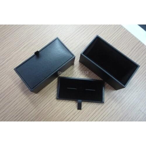 200PCS Fashion New 2016 black Cufflinks Box Jewelry Boxes DHL Fedex Free Shipping