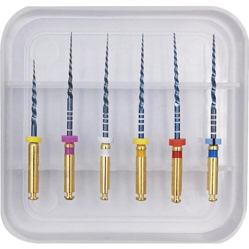 25mm SX-F3 Dental Pro Blue Heat Activation Files SX Variable Taper Dental NITI Files Engine Use File Dental Endodontic Files