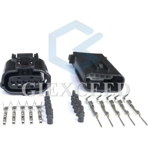 5 Pin 12292 6189-1046 Female Male TS Series MAF Sensor Plug Air Flow Meter Socket For Toyota