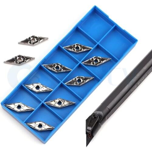 1Pc S20R S25S-MVXNR16 MVXNL Lathe Internal Turning Tools Holder +10Pcs VNMG1604 CNC High Quality Carbide Blade Tool Suit Durable