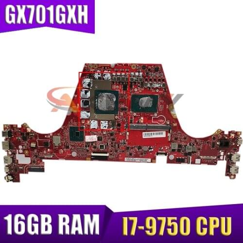 GX701GXH original mainboard V8G I7-9750 CPU 16GB RAM for ASUS GX701G GX701GX GX701GXH laptop motherboard test OK