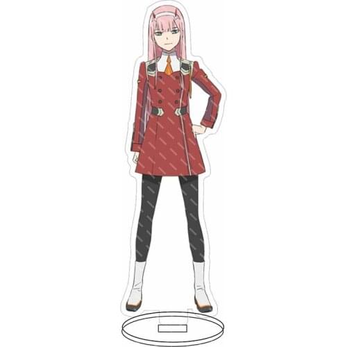 Darling in the FRANXX Figures Zero Two Code 002 Acrylic Stand Figure Collection Model Toy Gifts Desk Decor Gifts Cosplay