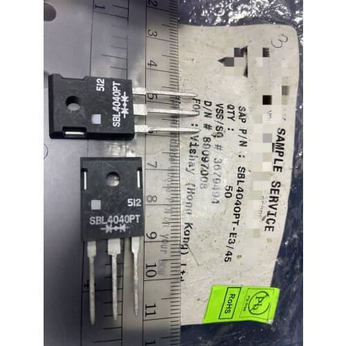 2PCS New Original SBL4040PT-E3/45 SBL4040 ARRAY SCHOTTKY 40V TO3P