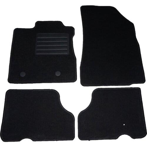 Mats for Duster II 2WD 4WD 2018 carpeted with retainers fastener