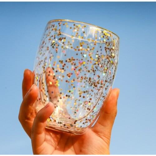 MXHAOYU Double Wall Glass Cups