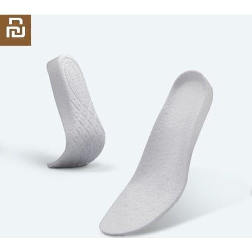 Youpin New Man woman invisible Height increase insoles High elastic shock absorption Breathable Sports Shoes Pad