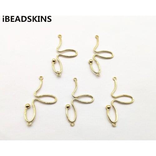 New arrival! 44X25mm 100pcs Irregular-shape charm for Stud earring/earrings accessories/Earring parts/hand Made Jewelry DIY