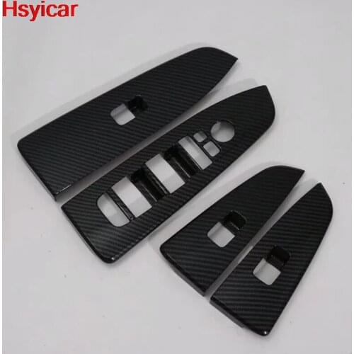Hsyicar For Kia Cerato k3 4 2019 LHD Window Switch Button Motor Door Handle Armrest Frame Cover Trim Styling InteriorAccessories
