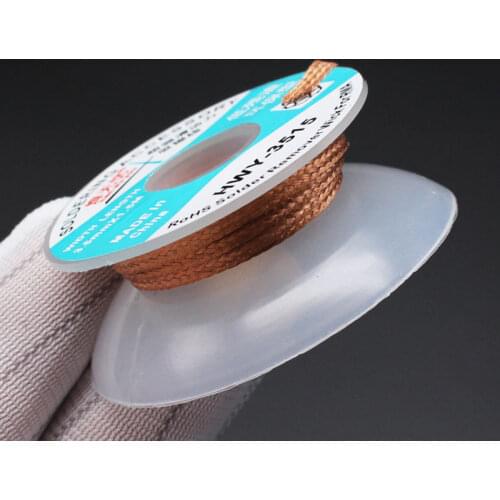 1pcs/2pcs 1.5mm/2.0mm/2.5mm/3.0mm/3.5mm 1.5M Desoldering Braid Solder Remover Wick Wire Repair Tool