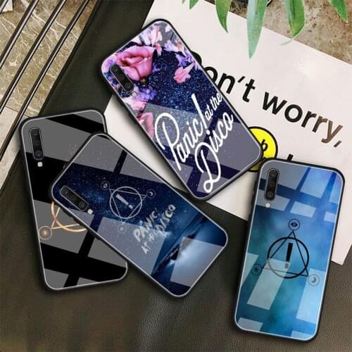 Panic! At The Disco Tempered Glass Case For Samsung Galaxy A10S A10E A20S A20E A30S A40 A50S A60 A70 A80 A90 A6 A7 A8 Shell