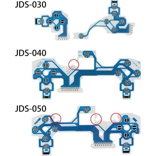 10PCS For PS4 030 040 050 Controller Conductive Film Flex Cable Circuit Board