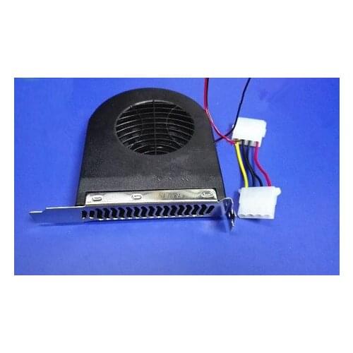 Chassis PCI bit auxiliary cooling fan power supply large 4pin port graphics card bit turbo exhaust fan 1pcs free shipping