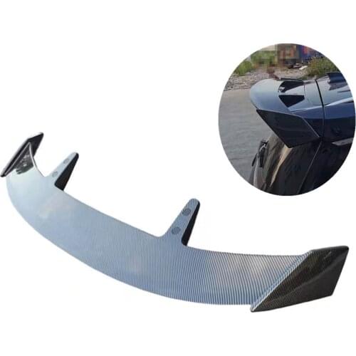 General racing spoiler, ABS non-perforated rear spoiler GT front wing, used for suv hatchback Peugeot 206 Golf 7 Fit Focus
