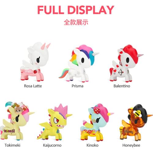 Tokidoki Unicorno Series 5 Blind Box Rose Latte Prisma Balentino Tokimeki Kinoko Honeybee Liberty Soulmates Cute Action Figure
