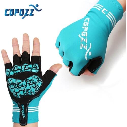 COPOZZ Half Finger GEL Cycling Gloves Mountain Mtb Anti Slip Bicycle Bike Gloves for riding Guantes Ciclismo Men Women Sport