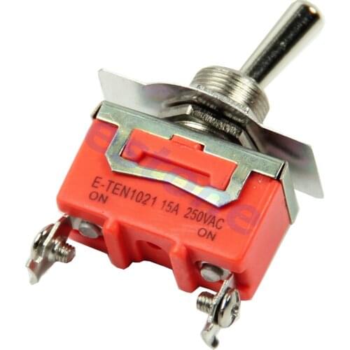 High Quality New 1pc 15A 250V SPST 2 Terminal ON OFF Toggle Switch m18