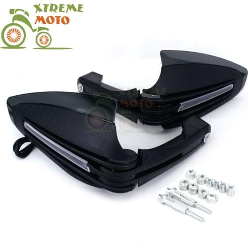 X-TARMAC Handguards Hand Guards with LED Lights Sports For CB1000R 696 FZ6 FZ1 R1200 GS Z1000 DUKE690 SM990 RE6N 650