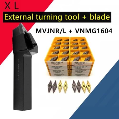 1PCS MVJNR1616K16 MVJNR2020K16 MVJNR2525M16 External Tool Holder Lathe Machining Cutter Metal Cutting Tools for VNMG160404/08