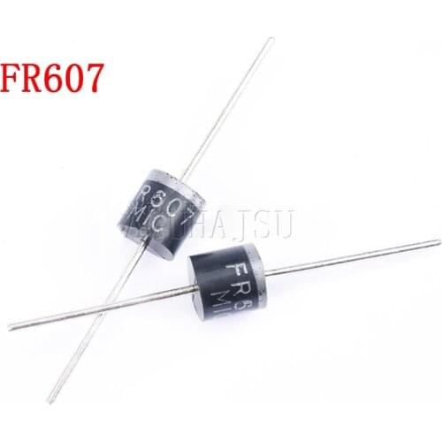 20pcs/lot FR607 6A 1000V Fast Recovery