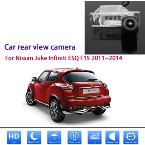 Car Reversing Parking Camera For Nissan Juke Infiniti ESQ F15 2011~2014 Full HD CCD Car Rear View Camera Waterproof High Quality