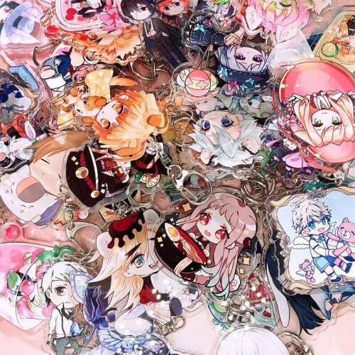 Anime Mo Dao Zu Shi Cosplay The Untamed Demon Slayer My Hero Academia Cosplay Hanako-kun Key Chain Acrylic Figure Keychain CS339