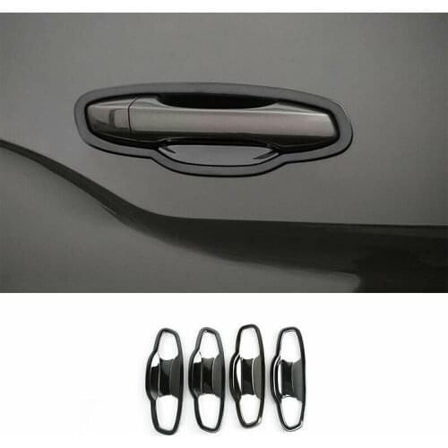For Volkswagen Atlas 2018-2021 Black Steel Exterior Side Door Bowl Cover Trim car modification