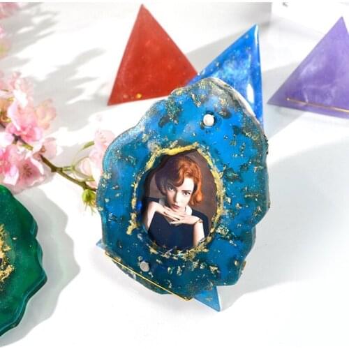 D Irregular Picture Frame Mold Silicone Mold DIY Personalized Photo Frame Molds A0NF