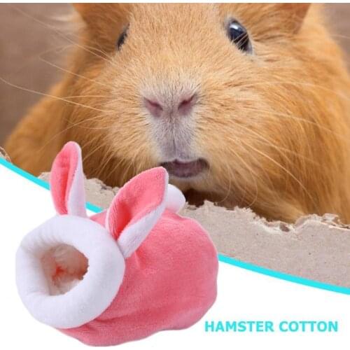 1PC Pet Cage For Hamster Accessories Pet Bed Mouse Cotton House Small Animal Nest Winter Warm For Rodent/Guinea Pig/Rat/Hedgehog