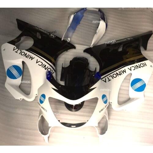 ABS plastic Motorcycle Injection fairing kit for HONDA CBR600 F4 1999 2000 CBR600F CBR 99 00 600 F4 blue black fairngs kit