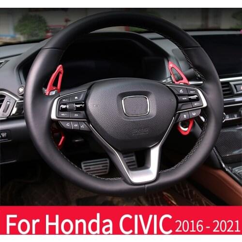 Car Steering Wheel Shift Paddle Extended Shifter Trim Cover Modification For Honda Civic10th Interior Decoration Car Accessories