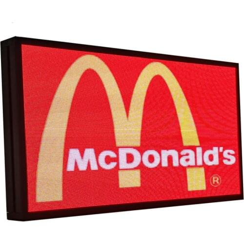 Small LED Display Indoor Full-color Programmable LED sign picture video and text release rolling carousel billboard