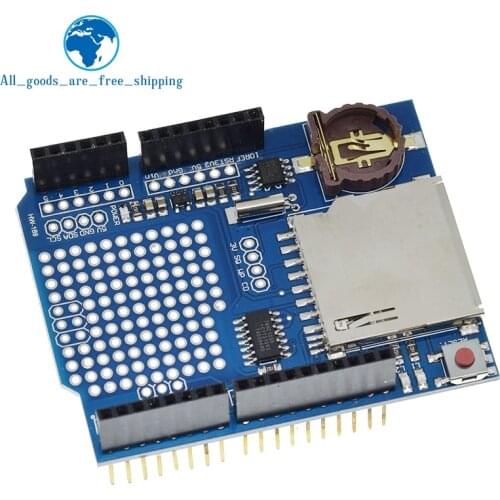 TZT Data Logger Module Logging Recorder Shield V1.0 for Arduino UNO SD Card