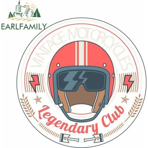 EARLFAMILY 13cm x 12.6cm for Legendary Club Decal Personality Anime Laptop Creative Car Stickers Laptop Camper Windows Graphics