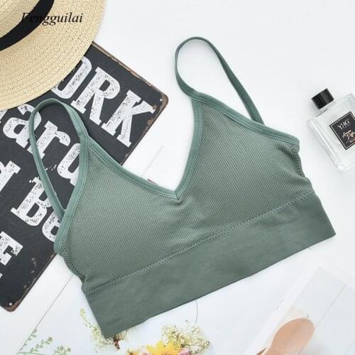 New High Elastic Seamless Underwear Big U-Shaped Back Chest Wrapped Bottomed and Detachable Triangle Cup Sports Vest for Women
