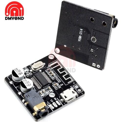 VHM-314 3.3V 5V Bluetooth Decode Board MP3 Lossless Car Speaker Amplifier Retrofit Bluetooth 5.0 Circuit Stereo Receiver Module