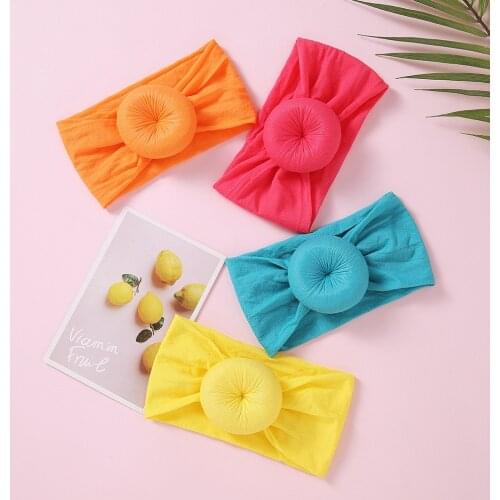 Soft Baby Headband Newborn Girl Headbands Infant Turban Toddler Hair Accessories Nylon Headwrap Hair Band Cute Kwaii Baby Gifts