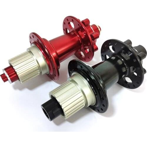 Powerway M81 mountain bike J-Bend disc 6 bolt rear hub 24 28 32 36H Micro spline 12s PFH-M81 QR Thru axle MTB enduro bearing hub