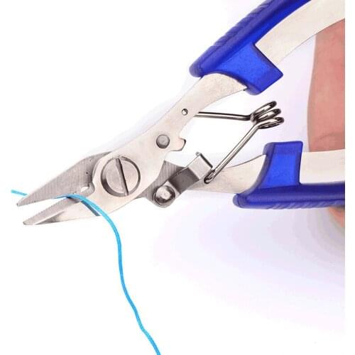 Stainless Steel Fishing Pliers Non-slip Fishing Scissors Pliers Line Cutter Lure Bait Remove Hook Tackle Tool Kits Accessories