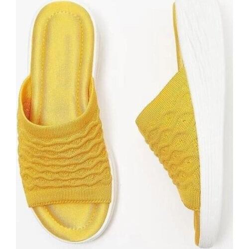 Slippers Women Summer Wear Flat Bottom 2021 Summer New Fashion Ladies Sandals and Slippers Rubber Cotton 2021 New2021