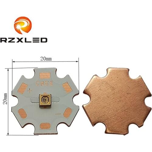 LED 0.5W 6V Ultraviolet 260NM 265NM 267NM With 20mm Star PCB
