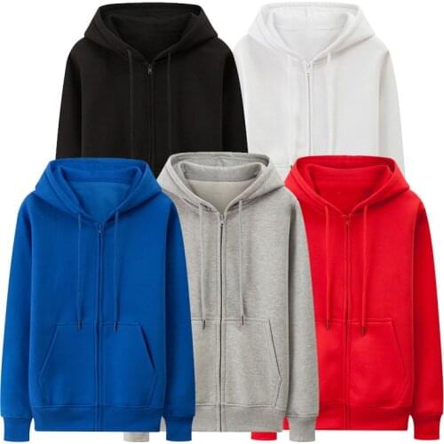 Mens Hoodie with Hood Sweatshirts Jackets Men Streetwear Warm Tracksuit Men Hoody Coats Velvet Sweatshirt Mens Spring