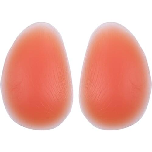 1 Pair Women Enhancing Thick Pads Buttock Reusable Silicone Butt Pads Inserts Removable Padding Contour Hip Enhance Cushions Hot