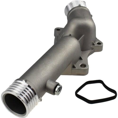 11531740478 Aluminum Thermostat Housing For BMW 5 7 E38 E39 520 528i Waterpipe Coolant Outlet Water Neck Flange