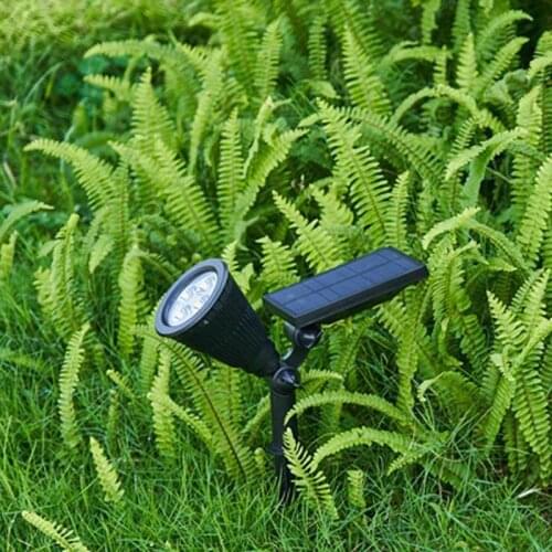 7 led ao ar livre luzes solares rgb mudando gramado lâmpada chão ip65 à prova dip65 água paisagem holofotes decoração do jardim