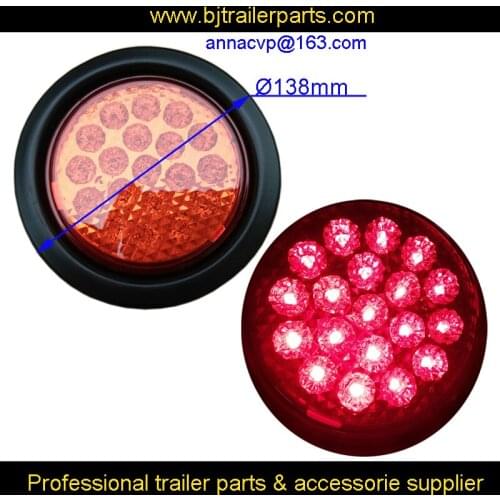 PROMOTION!!! LED trailer tail light stop tail RED light lamp trailer parts trailer lamp trailer parts
