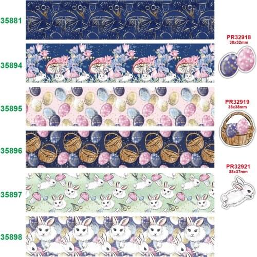 Free shipping 50 yard cartoon printed grosgrain ribbon 35881